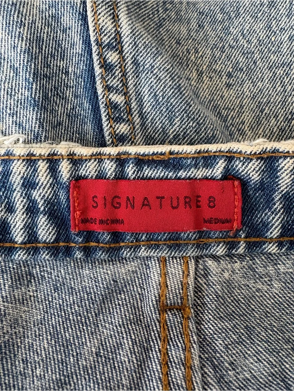 Signature8 Distressed Denim Cutoff Shorts